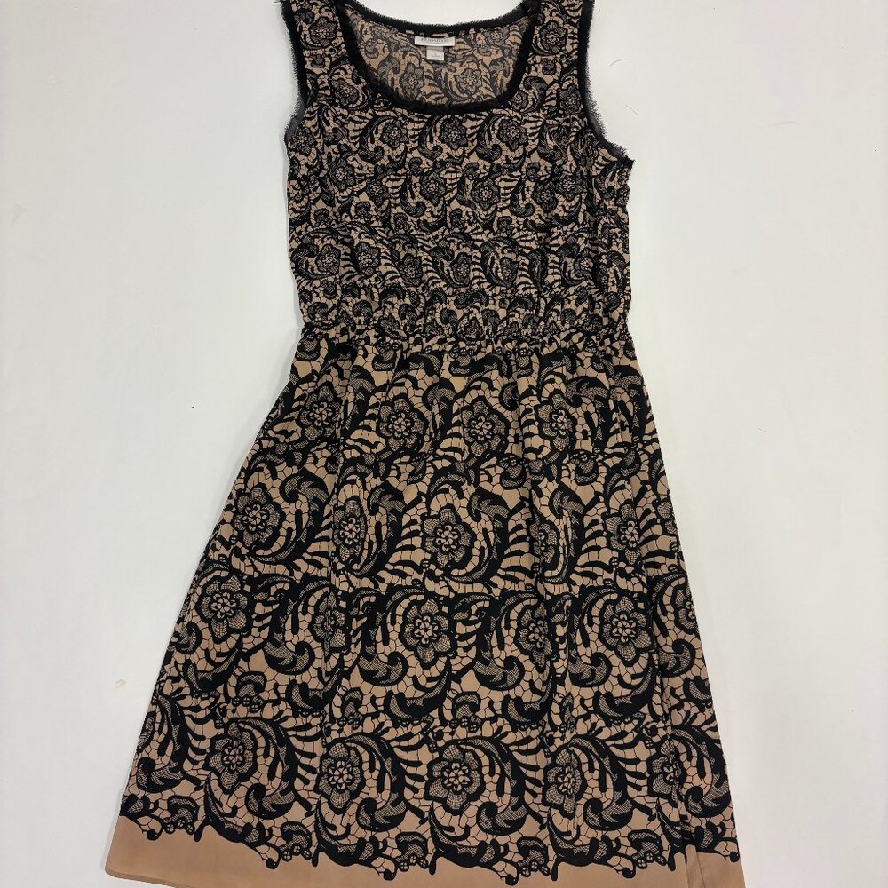 Rodarte for Target Sleeveless Brown & Black Pattern Mini Dress